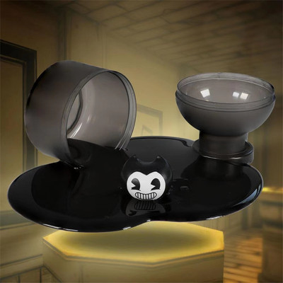 สุ่มรูปแบบเกมสยองขวัญ Bendy Ink Machine ของเล่น – Ink Slime พร้อม Mystery Figure Head Assorted Blind Jar