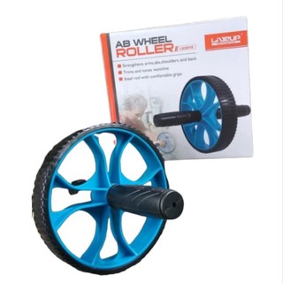 Abwheel ลูกกลิ้งบริหารหน้าท้อง ลูกกลิ้งออกกำลังกาย ยี่ห้อ liveup ลูกกลิ้งเล่นหน้าท้อง LIVEUP AB Wheel Roller LS3372