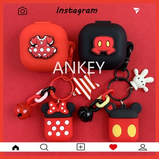 Samsung Galaxy Buds Pro / Buds 2 / Buds Live Case Soft Case Earbuds Cartoon Buds Live Case Mickey Mouse Disney Waterproof Shockproof Sleeve Earphone Silicone Case for Samsung Galaxy Buds Live Cute Protective Case with Finger