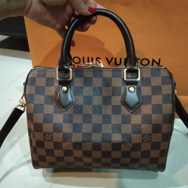 LV speedy25 มือสองหนังแท้