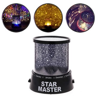 โคมไฟโปรเจคเตอร์ LED Starry Night Sky สำหรับเด็ก