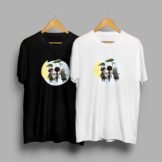 Tee เสื้อสีขาว PRNT - เสื้อยืดพิมพ์ลาย Kawaii Trio ไม่เป็นไร เสื้อยืด เสื้อโอเวอร์ไซ เสื้อขาว