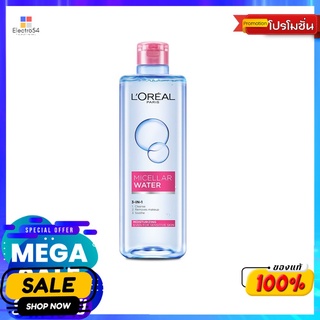 ลอรีอัล ไมเซลล่า วอเตอร์ 400 มล.ผลิตภัณฑ์ดูแลผิวหน้าLOREAL MICELLAR WATER MOIST 400ML