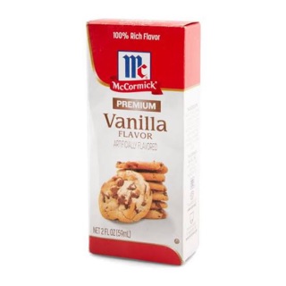 McCormick premium vanilla flavor artificially กลิ่น วานิลลา ( Vanilla Flavor ) 59ml