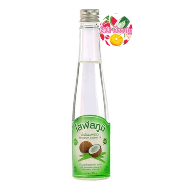โสฬสภูมิ น้ำมันมะพร้าว สกัดเย็น 100% Extra Virgin Coconut oil