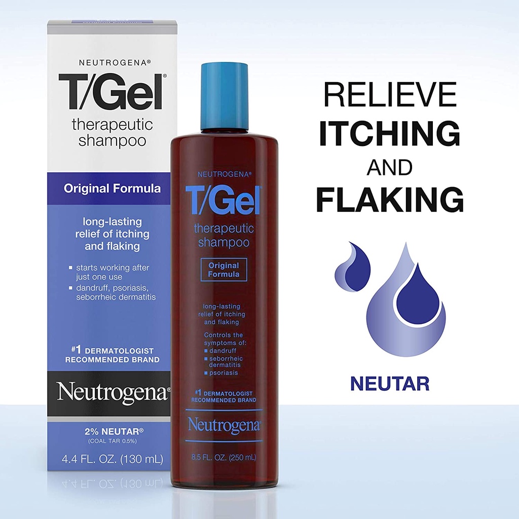 [ของแท้ 100% - กล่องไม่สวย/กล่องเปื้อน] NEUTROGENA T/GEL T/SAL THERAPEUTIC SHAMPOO