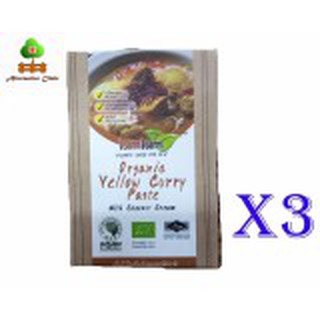 Lumlum Organic Yellow Curry Paste with coconut cream 100 grams 3
boxes ลัมลัม แกงกะหรี่ออร์แกนิคพร้อมกะทิ  #498