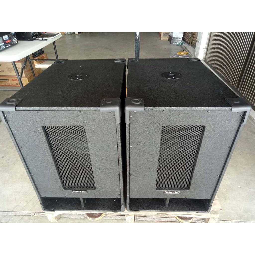 ตู้เบส15นิ้วพร้อมใช้งาน เบสลอยแน่นๆ Nakachi ขับเบส เสียงดี(ใบละ)