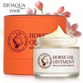 ครีมน้ำมันม้า BIOAQUA HORSE OIL OINTMENT CREAM 70 กรัม ผิวกระชับเต่งตึง หน้า