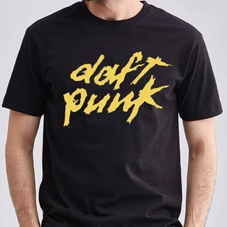 เสื้อยืดแขนสั้น พิมพ์ลาย Daft Punk สไตล์วินเทจ แนวสตรีท สําหรับผู้ชายS-5XL