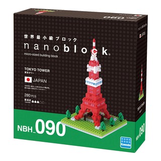 ของแท้จากญี่ปุ่น🧡 Kawada NBH_090 Nanoblock Tokyo Tower ตัวต่อนาโนบล็อคโตเกียวทาวเวอร์