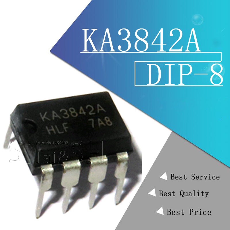 อุปกรณ์เสริมสําหรับติดรถยนต์ Ka3842 Ka3842A Uc/Tl3842 Carregador/Fonte Chip Ic Distribuidor Dip8 10 
