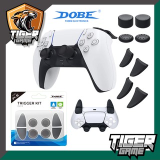 Dobe Trigger Kit for PS5 Controller (TP5-0513)(ปุ่มเสริมจอย ps5)(Ps5 Controller)(thumb grip ps5)(ps5 analog)