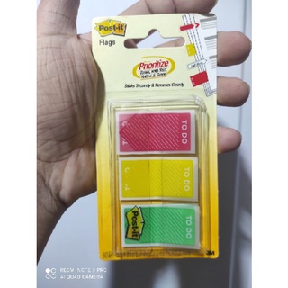 โพสต์-อิท แฟล็ก Post-it 682-พิมพ์ลาย TO DO และลูกศร สีสันสดใส เลือกใช้ได้ตรงจุด