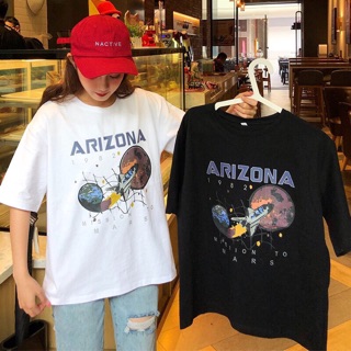 เสื้อยืด oversize สกรีนหน้าหลังลาย arizona