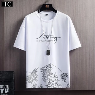 TC ชุดแฟชั่นชาย 2 ชิ้น เสื้อยืดแขนสั้น + กางเกงขาสั้น ชุดกีฬาและชุดพักผ่อนนุ่มสบายและระบายอากาศได้ดี รุ่น2781