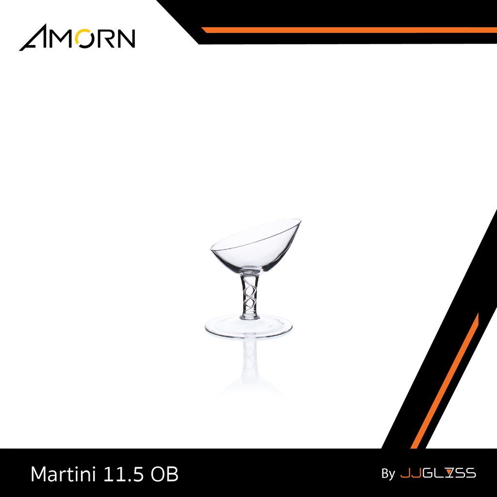 JJGLASS - ( AMORN ) Martini 11.5 OB - แก้วขา แก้วแฮนด์เมท