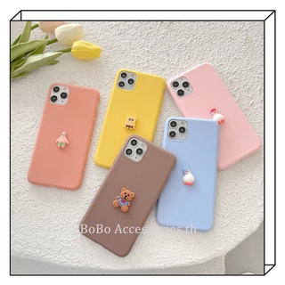 VIVO 1906 1820 1901 1606 1610 V2026 1601 1811 1726 1816 เคสโทรศัพท์ Tpu แบบนิ่มลายเป็ดน่ารัก 3 มิติสําหรับ