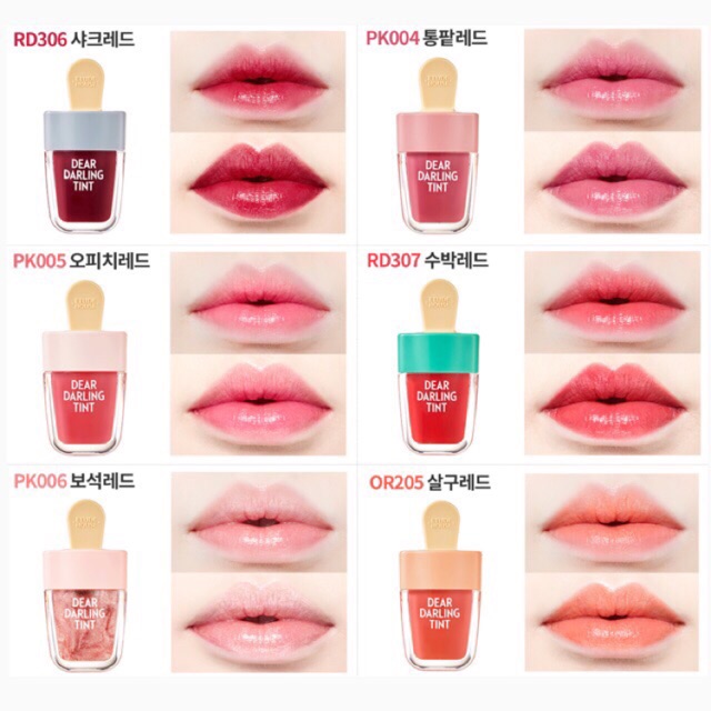 [ของแท้/พร้อมส่ง ]tint etude ไอติม 🍦💘