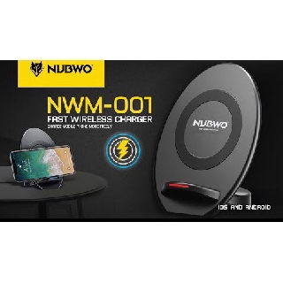 แท่นชาร์จไร้สาย NUBWO NWM-001 fast wireless charger Black/Gray