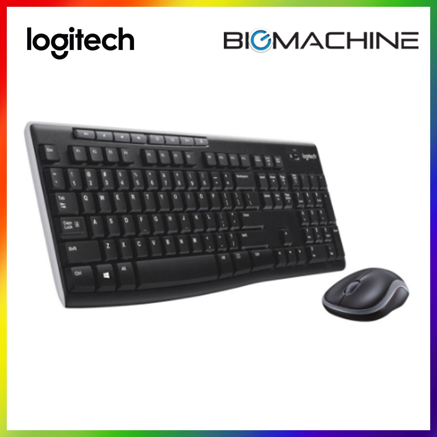 คีย์บอร์ด+เมาส์ไร้สาย Logitech MK270R (920-006314)