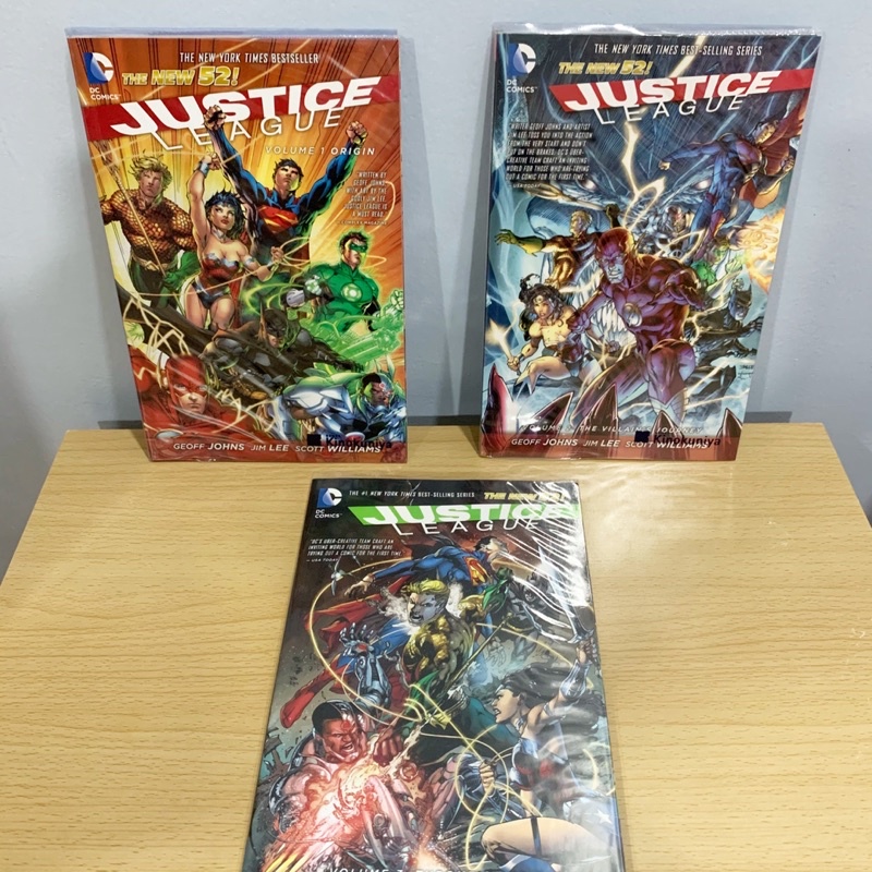 Justice League เล่ม 1-3 (DC Comic New 52) หนังสือการ์ตูน คอมมิคบุ๊ค มือสอง สภาพดี