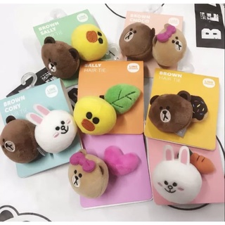 ยางรัดผม ยางมัดผม Line Friends Cony Bronw Choco ไลน์เฟรน บราว โคนี่