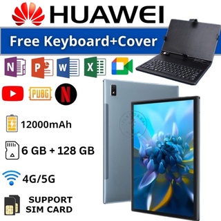 -จัดส่งฟร- HUAWEI Tablet PC แท็บเล็ต 10.8 Inch Android 8.1 [6GB RAM 128GB ROM] Dual SIM 4G LTE รองรับซิมการ์ดทุกเครื่อ