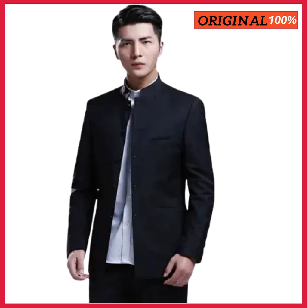 ชุดสูทผู้ชายสไตล์ Gakuran Black Crows Zero Slim fit เสื้อแจ็คเก็ตผู้ชาย