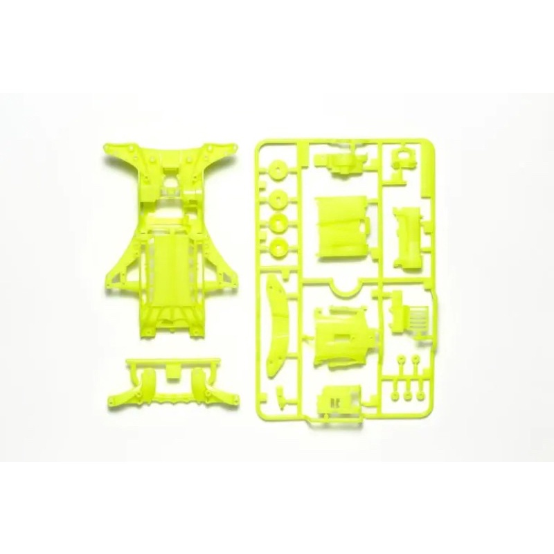 TAMIYA 95494 FM-A Fluorescent-Color Chassis Set (Yellow)