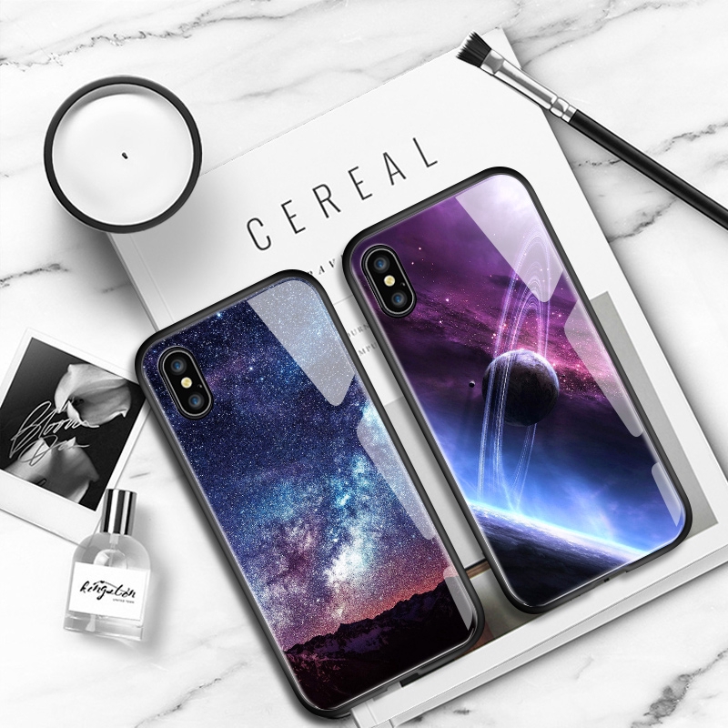Huawei Y6P Y5P Y6S Y9S Y5 2018 Y6 Pro 2019 Prime 2020 เคสหัวเว่ย สำหรับ Case Fantasy Space Aurora Moon Starry Elk เคส เคสโทรศัพท์ เคสมือถือ #8