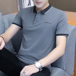 เสื้อโปโลสีพื้น เสื้อโปโล สำหรับผู้ชาย Men Polo Shirt