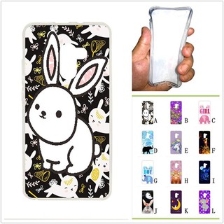 เคสซิลิโคนลายกระต่ายสีขาวสำหรับ Lenovo A 7010 / K 4 Note