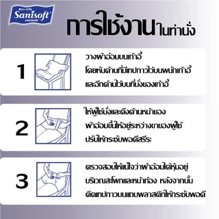 Sanisoft Adult Diapers Tape / แซนนิซอฟท์ ผ้าอ้อมผู้ใหญ่แบบเทป ซึมซับพิเศษ 800cc (M-10,L-8,XL-6)