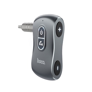 Hoco E73 IN-CAR AUX อะแดปเตอร์รับสัญญาณเสียงบลูทูธ ไร้สาย รองรับการ์ด ตัวรับสัญญาณบลูทูธ Aux แฮนด์ฟรี 3.5 มม.