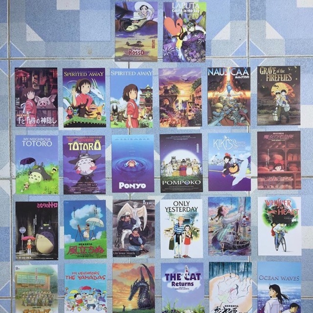 Postcard Ghibli Studio
