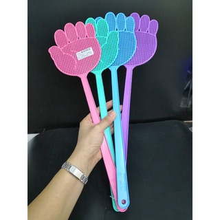 ไม้ตีแมลงวัน Fly swatter ด้ามพลาสติก เหมาะสำหรับใช้ตีแมลง และแมลงวัน ล้างทำความสะอาดได้ง่ายแพ็ค 5 ชิ้น