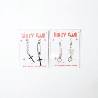 ✝️ cross-heart earring 🤍