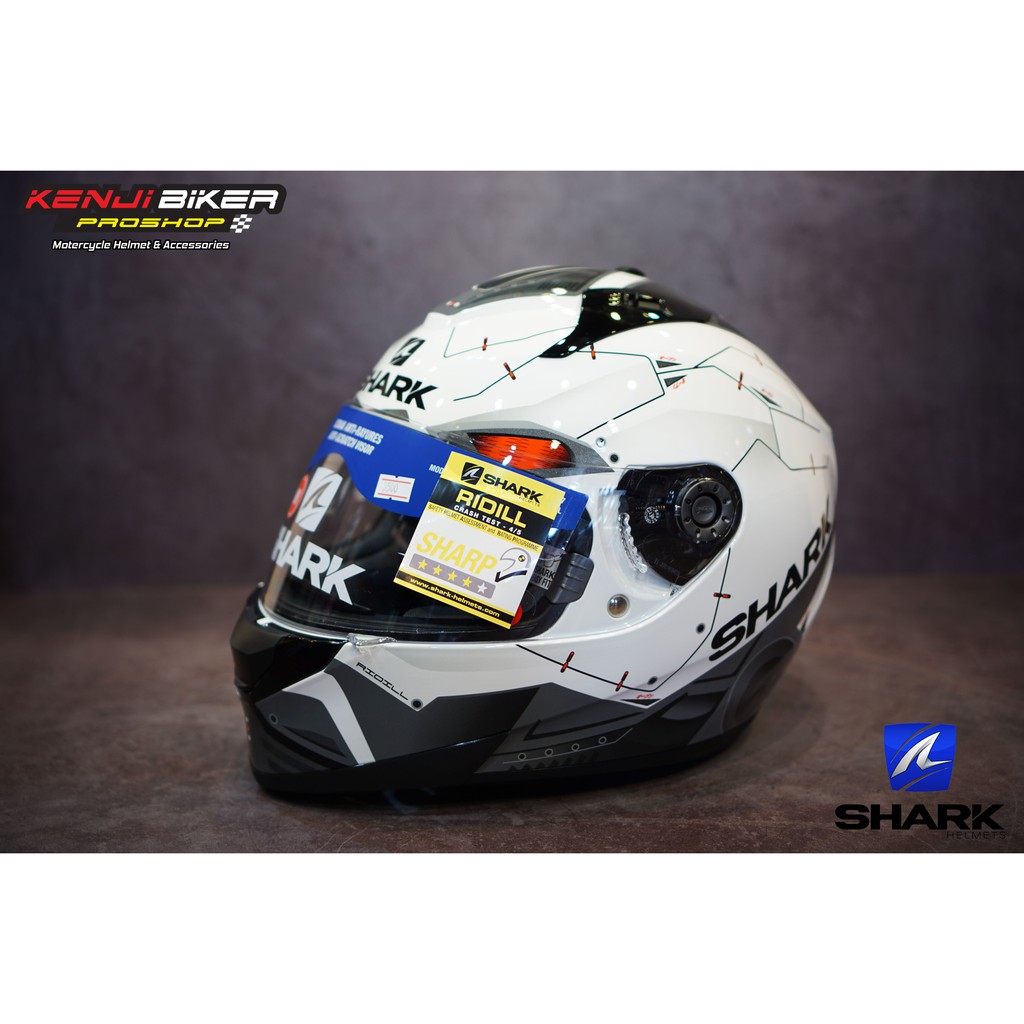 หมวกกันน็อคเต็มใบ SHARK HELMETS Ridill 1.2 Mecca (WKR)