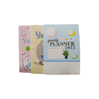 สมุด Planner 2022 แพลนเนอร์ ขนาด A4,A5 ลายน่ารัก(เล่ม)