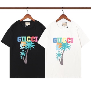 เสื้อยืดคอกลม ผ้าฝ้าย พิมพ์ลาย london GGG แฟชั่นสําหรับผู้ชาย