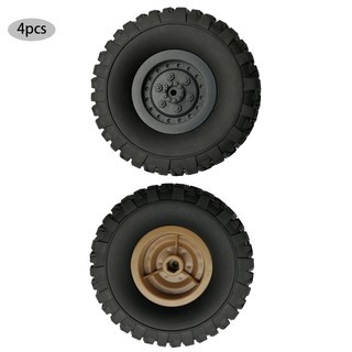 4PCS WPL-B14 B24 C14 1:16 Wheels Blue Tire Khaki Tire Cartoon Tires