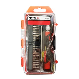 screwdriver 22 EA./SET MATALL SCREWDRIVER Hand tools Hardware hand tools ไขควง ไขควงอิเล็กทรอนิกส์ MATALL 22 ชิ้น/ชุด เค