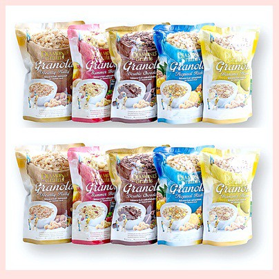 Diamond grains 220 กรัม ครบรส กราโนล่า