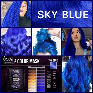 Ocdai3 สี​ SKY BLUE ทรีทต์เม้นเปลี่ยนสีผม