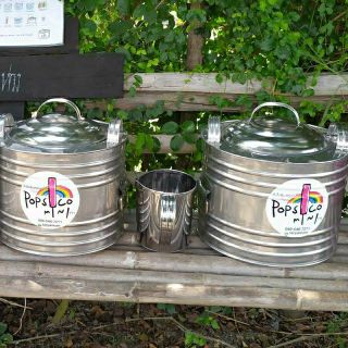 ถังไอติมหลอด จิ๋ว20 หลอด+อุปกรณ์การทำ