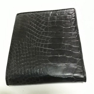 crocodile wallet moniotor purse  wallet monitor snap purse กระเป๋าธนบัตรใบสั้นพร้อมใบครอบครองผลิตภัณฑ์จระเข้ตามcites