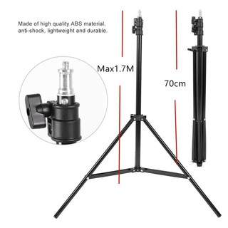 1.7M 2.1M Light Stand Tripod With 1/4 Screw Head For Photo Studio Softbox Video Flash