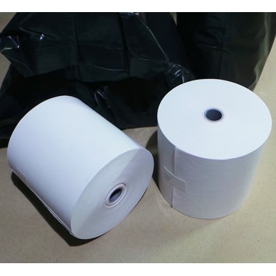 (10 ม้วน) กระดาษความร้อนเครื่องพิมพ์ใบเสร็จ Thermal Papar หน้ากว้าง 80 มม. หรือ 3 นิ้ว ความยาว 80 ม.