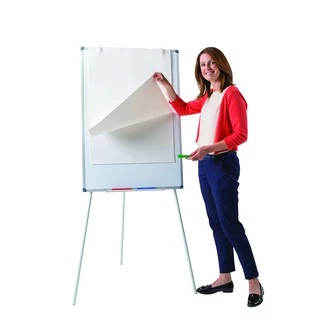 IJ SIAM Flipchart กระดาษฟลิปชาร์ท (สีขาวถนอมสายตา) 80 แกรม (60cmx80cm) 25 แผ่น FG11-SNW-0001